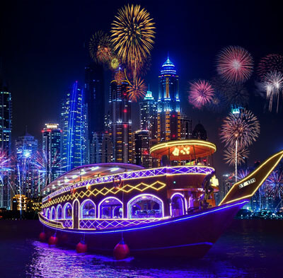 New Year Premium Dinner Cruise Dubai Marina